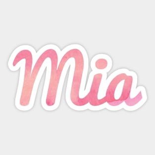 Mia Sticker